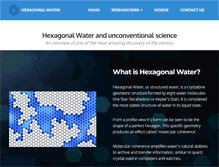 Tablet Screenshot of hexagonalwater.com